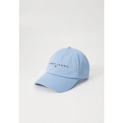 Afbeelding van Tommy Jeans Linear LOGO 6 Panel Unisex Pet, Maat: One Size, Cloudy blue