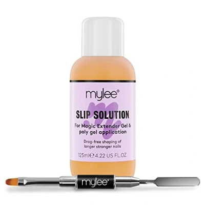 Afbeelding van MYLEE Polymer Gel Builder Nagelkit — Slipoplossing 125 ml en gereedschap met twee uiteinden, UV LED nageltips verlengingen