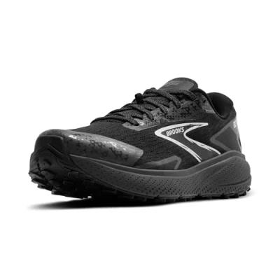 Afbeelding van Brooks Divide 5 Trail hardloopschoenen, Heren, Maat: 44.5, Black ebony white Textiel
