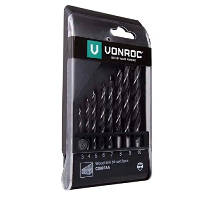 Afbeelding van VONROC Houtborenset 8 st Universeel 3 tot 10 mm