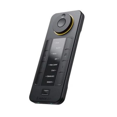 Afbeelding van XENCELABS Quick Keys afstandsbediening met display voor tekentablet, laptop, pc, draadloze sneltoetsen Shortcut 40 aanpasbare knoppen video en beeldbewerking
