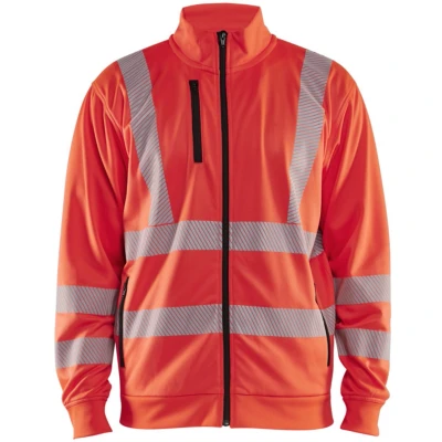 Afbeelding van Blaklader High Vis Sweatshirt met rits 3563 2538 Rood M