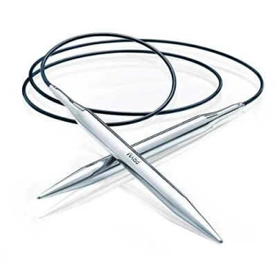 Afbeelding van Prym Rondbreinaald 10mm zilverkleur 100cm
