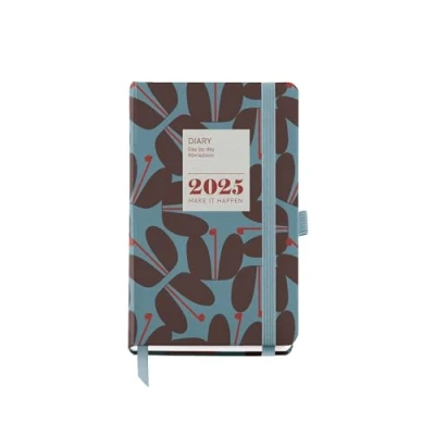 Afbeelding van Miquelrius Kalender 2025, jaarplanner, 90 x 140 mm, dagoverzicht, omslag van gelamineerd karton, spiraalbinding, rubberen bandsluiting, papier 80 g/m², Spaans, Engels en Portugees, Jessica