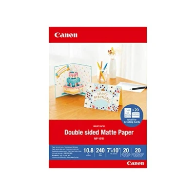 Afbeelding van CANON MP 101D 7x10 20 DOUBLE MATTE FOTO PAPER