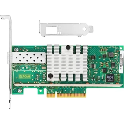 Afbeelding van Elfcam® 10Gb Netwerkkaart X520 DA1, 1 SFP+ Port, met Intel 82599EN Controlemechanisme, PCI Express Ethernet LAN Adaptersteun Vensters Server/Linux/VMware