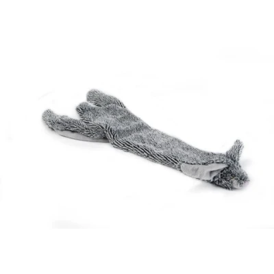 Afbeelding van Beeztees Flatino Konijn Hondenspeelgoed Zwart 52x15x3,5 cm