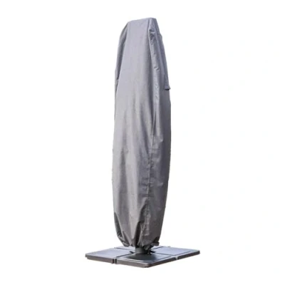 Afbeelding van Hesperide Parasol Beschermhoes Hambo grijs polyester waterafstotend 70 x 40 257 cm