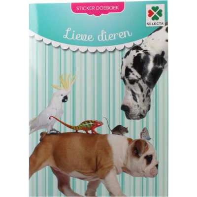 Afbeelding van Selecta Lieve Dieren Sticker Doeboek