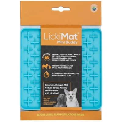 Afbeelding van LickiMat Mini Classics Interactieve voedermat voor honden, slow feeder met modern design, verrijking familiebinding en angstverlichting
