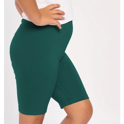 Afbeelding van Merry Style MS MS10 132 LE Meisjes Leggings Sport Vrijetijdsbroek Kort Viscose Sporbroek Yogabroek Smaragdgroen 152