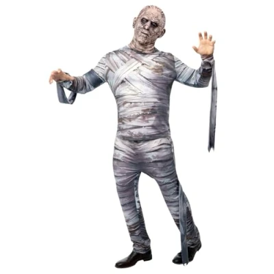 Afbeelding van Smiffys 51630 Universele Monsters Mummy Kostuum, Heren, Wit, L Maat 42&quot; 44&quot;
