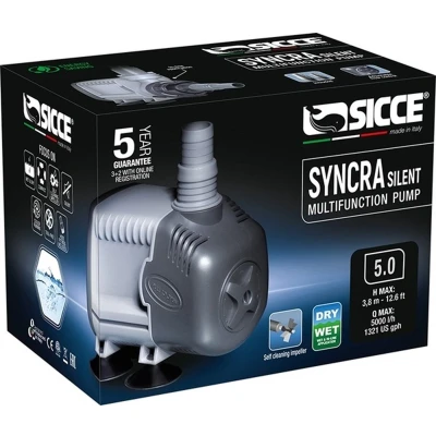 Afbeelding van Sicce Syncra Silent Pump 5.0 5000 230v 2.2 mtr kabel