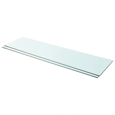Afbeelding van Schappen 2 st 110x30 cm glas transparant