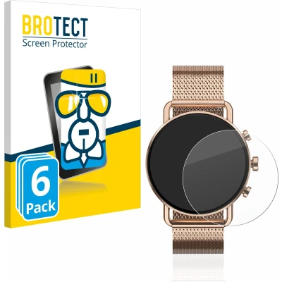Afbeelding van BROTECT Glas Screen Protector voor Skagen Falster Gen 6 (41 mm) (6 Stuks) Schermbeschermer [9H Hardheid, Beschermglas Folie niet Gehard Glas]