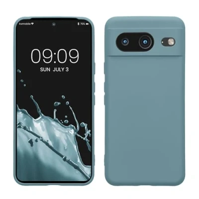 Afbeelding van kwmobile telefoonhoesje geschikt voor Google Pixel 8 Hoesje smartphone Precisie camera uitsnede TPU back cover in antieksteen