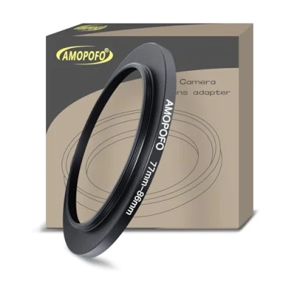 Afbeelding van 77mm 86mm Step up filteradapter ring metalen filter adapterring van cameralens met filterschroefdraad op filterring accessoires