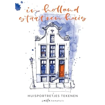 Afbeelding van Kosmos Boek Huisportretjes tekenen Carla Kamphuis (10 21)