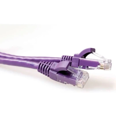 Afbeelding van ACT IB2315 U/UTP CAT6A Patchkabel Snagless Paars 15 meter