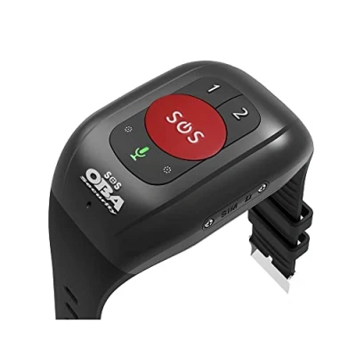 Afbeelding van Oba security SOS armband voor ouderen, reddingsdienst, GPS, 4G gesprekken, vallen, GPS positie, cardio, druk, temperatuur, IP 67, waterdicht, met applicatie