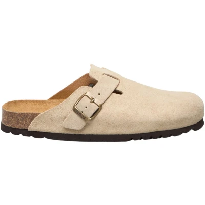 Afbeelding van Klomp Scholl Men Olivier Suede Dark Beige Schoenmaat 44
