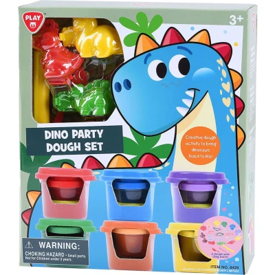 Afbeelding van Play Feest Kleiset, 6 Kleipotjes
