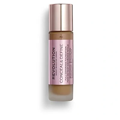 Afbeelding van Revolution Beauty, Conceal en Define Foundation, Lichtgewicht, Langhoudend, Volledige Dekking Gezichtsmake up, F13