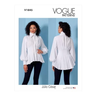 Afbeelding van Vogue Patterns V1845F5 mist TOP/Vest F5 (16 18 20 22 24)