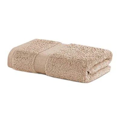 Afbeelding van DecoKing Handdoek 50x100 cm katoen kwaliteit 525g/m² beige absorberend Marina