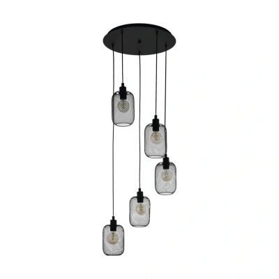 Afbeelding van EGLOÂ WringtonÂ Â HanglampÂ E27Â Ã ̃Â 54Â cmÂ Zwart