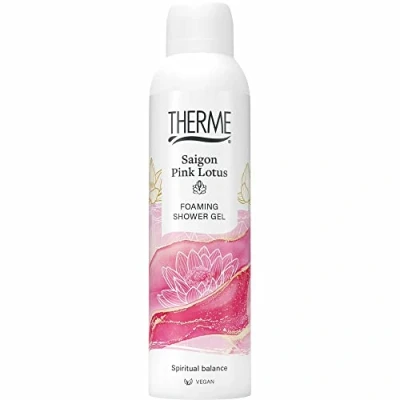 Afbeelding van 6x Therme Foaming Shower Gel Saigon Pink Lotus 200 ml