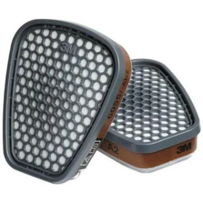 Afbeelding van 3M 6055 Gas en dampfilter A2 , Set 2 stuks