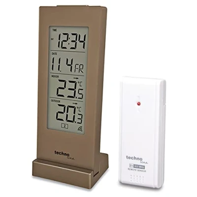 Afbeelding van Technoline Het populairste weerstation is nu beschikbaar in chamoagne. WS9767 champagne, brons