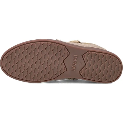 Afbeelding van Inuikii dames Classic Low snowboot van schapenvacht met suède details in de kleur Beige, maat: 38