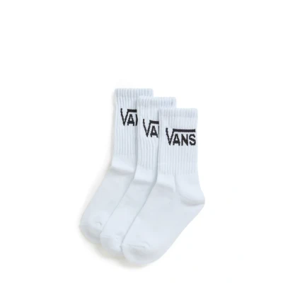 Afbeelding van Vans 3 PACK Classic CREW Sokken voor kinderen, Maat: 31.5 38, White