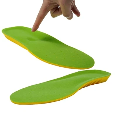 Afbeelding van Happystep Wide Fit Memory Foam Inlegzolen, Comfortabele dempende Binnenzool, Biedt goede voetboogondersteuning, Helpt bij Plantaire Fasciitis (Maat: 42,5 44 EU)
