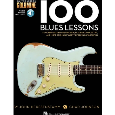 Afbeelding van 100 BLUES LESSONS GUITARE +CD: Guitar Lesson Goldmine Series