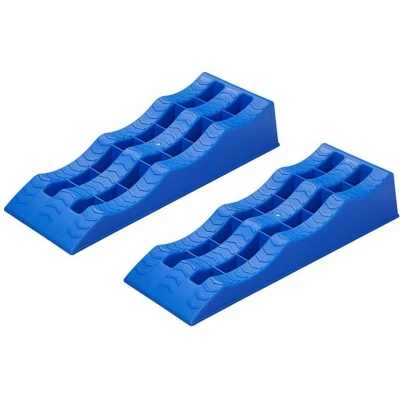 Afbeelding van Pro Plus Oprijblok Leveller 210 x 610 120 mm Blauw 2 stuks