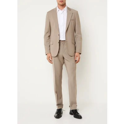 Afbeelding van HUGO Hanfred Genrich SET Pantalon, Heren, Maat: 54, Brown nine