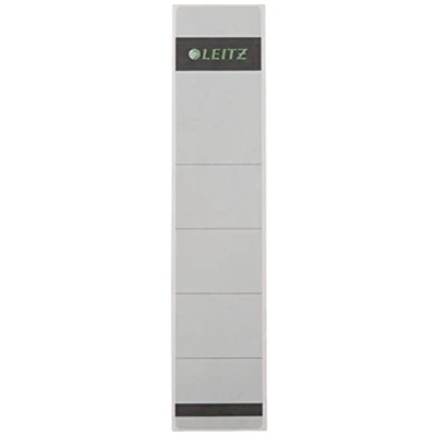 Afbeelding van Rugetiket Leitz smal/kort 39x192mm zelfklevend grijs