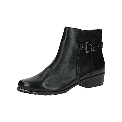 Afbeelding van CAPRICE Enkellaarsjes 9 25334 41 G breedte, Black Nappa, 38.5 EU