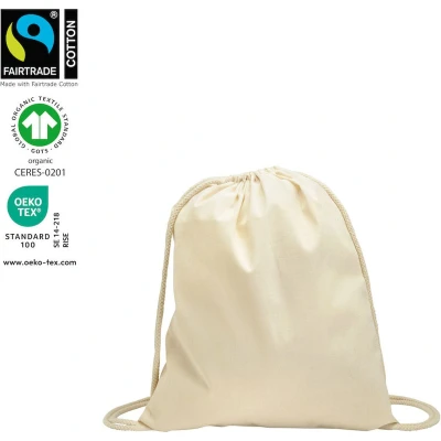 Afbeelding van Cottover GYMBAG GOTS GECERTIFICEERD 141033 Ecru
