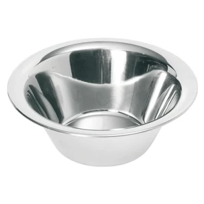 Afbeelding van HENDI Keukenkom, vaatwasmachinebestendig, mengkom, beslagkom, keukenschaal, serveerkom, slakom, 0,7L, ø160x(H)63mm, roestvast staal, verchroomd