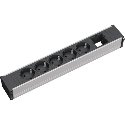 Afbeelding van BACHMANN CONI Groot 5x geaard stopcontact 1x ABD