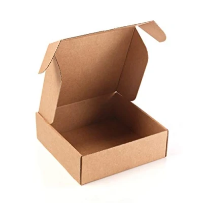 Afbeelding van Kartox Kraftkartonnen doos voor postpost Zelfassemblage kartonnen of opslag 13 x 15 4 Pack van 20