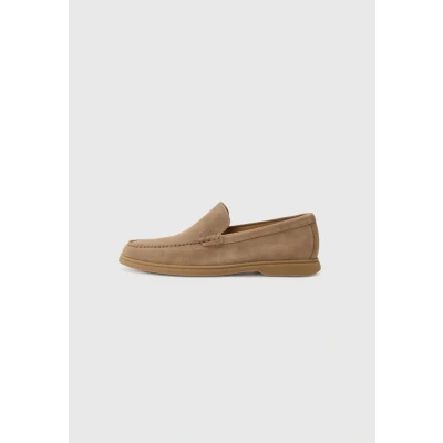 Afbeelding van BOSS Sienne Instappers, Heren, Maat: 43, Medium beige Schoenen