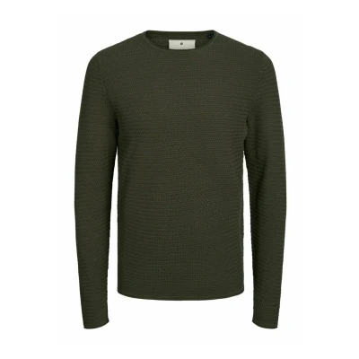 Afbeelding van JACK &amp; JONES PREMIUM fijngebreide trui JPRBLUMIGUEL groen