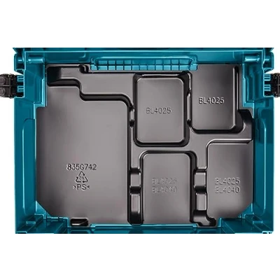 Afbeelding van Makita Accessoires 835G74 2 Kofferinzet/inlay startset accu/lader XGT Mbox1, DC40RA, BL4025