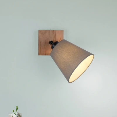 Afbeelding van Just Light Wandlamp Green Michel hout 11581 79