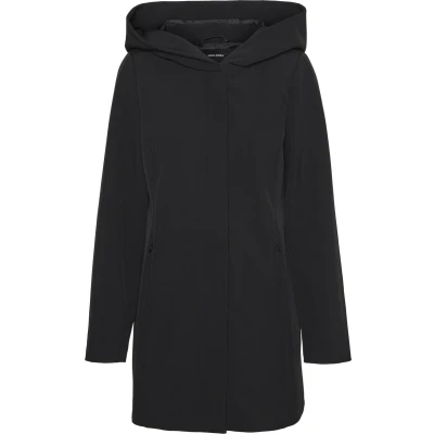 Afbeelding van Vero Moda Vmsoftshelldona Jacket Jas, Dames, Maat: XS, Black